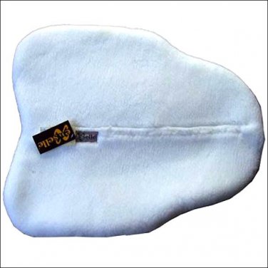 HILASON WHITE FLEECE TACK HORSE HALF SADDLE PAD