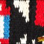 FE344-F HILASON WESTERN NEW ZEALAND WOOL SADDLE BLANKET RED BLACK