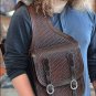 BG106DBSHL-F HILASON WESTERN LEATHER SADDLE SHOULDER BAG
