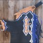 CH248V1-F HILASON BULL RIDING SOFT SMOOTH LEATHER RODEO WESTERN CHAPS