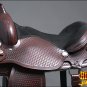 TT201-F HILASON LEATHER WESTERN FLEX-TREE TRAIL PLEASURE HORSE SADDLE 18"