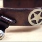HILASON ANTIQUE BROWN LADIES SPURS WITH RANGER STAR CONCHO