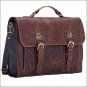 AW855 AMERICAN WEST CHESTNUT BROWN LEATHER BRIEFCASE LAPTOP BAG HANDBAG