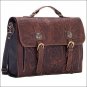 AW855 AMERICAN WEST CHESTNUT BROWN LEATHER BRIEFCASE LAPTOP BAG HANDBAG