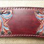 HILASON WESTERN LEATHER HORSE BRIDLE HEADSTALL BREAST COLLAR MAHOGANY TURQUOISE