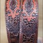 36 inch TONY LAMA MEN'S CHOCOLATE BROWN SOUTHERN CAIMAN LEATHER BELT