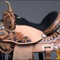 TO200V1-F HILASON TREELESS WESTERN BARREL RACING PLEASURE TRAIL HORSE SADDLE 16"