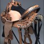 TO200V1-F HILASON TREELESS WESTERN BARREL RACING PLEASURE TRAIL HORSE SADDLE 16"