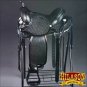 TT201BK-F HILASON LEATHER WESTERN FLEX-TREE TRAIL PLEASURE HORSE SADDLE 14"