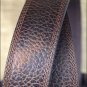 M&F WESTERN ARIAT WORKING MEN TEXTURED TRIPLE STITCHED BROWN LEATHER BELT