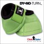 SMALL GREEN CLASSIC EQUINE DYNO HORSE NO TURN BELL BOOTS PAIR