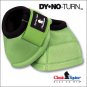SMALL GREEN CLASSIC EQUINE DYNO HORSE NO TURN BELL BOOTS PAIR