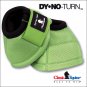 SMALL GREEN CLASSIC EQUINE DYNO HORSE NO TURN BELL BOOTS PAIR