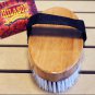 HILASON SHOW TACK HORSE GROOMING FINISHING BRUSH WITH WOOD HANDLE