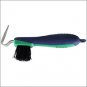 HORZE HAPPY HORSE DURABLE BRISTLES HOOF PICK BRUSH DARK BLUE