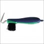 HORZE HAPPY HORSE DURABLE BRISTLES HOOF PICK BRUSH DARK BLUE