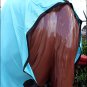 81" HILASON UV PROTECT AIRFLOW MESH HORSE FLY SHEET SURCINGLE TURQUOISE