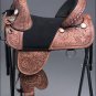 TW101MRO-F HILASON TREELESS WESTERN LEATHER TRAIL BARREL RACING HORSE SADDLE 14"