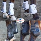 PROFESSIONAL CHOICE PRO PERFORMANCE OPEN FRONT REAR HORSE TENDON BOOT BLK WHITE
