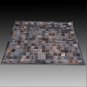 HR128 HILASON HOME DECOR COWHIIDE HAIR ON LEATHER PATCHWORK AREA RUGS CARPET