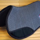BLACK HILASON CONTOURED GAITED HORSE SADDLE PAD WITH TACKY TACK BASE