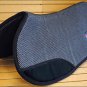 BLACK HILASON CONTOURED GAITED HORSE SADDLE PAD WITH TACKY TACK BASE