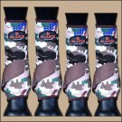 MEDIUM HILASON CAMO HORSE FRONT REAR LEG PROTECTION ULTIMATE SPORTS BOOT 4 PACK
