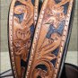 NEW HILASON HANDMADE FLORAL TOOL HEAVY DUTY WESTERN WORK LEATHER MENS BELT