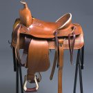 RI127NS-F WESTERN LEATHER YOUTH CHILD BARREL RACING TRAIL SADDLE 12"