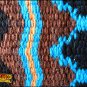 MADE N USA HILASON WESTERN WOOL SHOCK BUSTER SADDLE BLANKET PAD BLACK BROWN BLUE