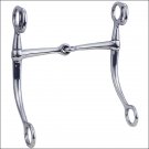 WEAVER LEATHER HORSE DRAFT BIT 6 INCH TOM THUMB SNAFFLE MOUTH
