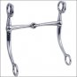 WEAVER LEATHER HORSE DRAFT BIT 6 INCH TOM THUMB SNAFFLE MOUTH