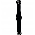 WEAVER BLACK TACK WESTERN NEOPRENE SLEEVE ROPER HORSE CINCH GIRTH