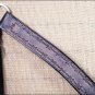 S321 HILASON WESTERN LEATHER HORSE BREAST COLLAR BARB WIRE ANTIQUE BLACK