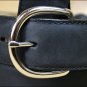 28" SILVER CREEK CLASSIC WESTERN BLACK LEATHER MEN BELT 1-3/8" Wide