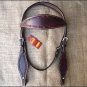 HILASON WESTERN BARB WIRE LEATHER HORSE BRIDLE HEADSTALL DARK BROWN
