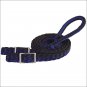 BLUE WEAVER 8 FT BRAIDED NYLON BARREL HORSE TACK REINS CONWAY BUCKLE BIT ENDS