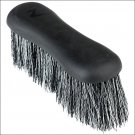 HORZE WESTERN HORSE SOFT GRIP DANDY BRUSH LONG BRISTLE BLACK