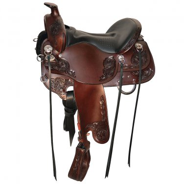 16.5" TUCKER 263 HORIZON NORTH STAR TRAIL HEAD LEATHER SADDLE MEDIUM TREE BROWN