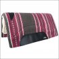 32X34 CLASSIC EQUINE SENSORFLEX NEW ZEALAND WOOL FLEECE HORSE SADDLE PAD FUCHSIA
