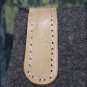 FP101-F HILASON WESTERN GREY WOOL FELT SADDLE PAD W/ LEATHER BORDER