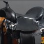 DF200BK-F HILASON WIDE GULLET OR DRAFT HORSE WESTERN TRAIL ENDURANCE SADDLE 16"