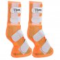 CLASSIC EQUINE CASHEL FLY PREVENTION DURABLE SOFT NYLON HORSE LEG GUARD ORANGE