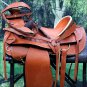 NI-W04 WESTERN LEATHER COWBOY WADE RANCH ROPING HORSE SADDLE 16" 17" W/ TACK SET