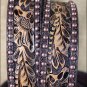 34x1 1/2" 3D NATURAL FLORAL MENS WESTERN FASHION LEATHER BELT REMOVABLE BUCKLE