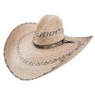 6 1/2 CHARLIE1HORSE MARIPOSA MEXICAN PALM STRAW WESTERN STYLE SUN COWBOY HAT