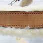 HILASON TAN PADDED GENUINE LEATHER GUIDE DOG HARNESS SIZE SML, MED, LRG & XL