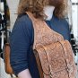 BH102SHL-F HILASON WESTERN LEATHER SADDLE SHOULDER BAG