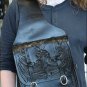 BH108BKSHL-F HILASON WESTERN LEATHER SADDLE SHOULDER BAG