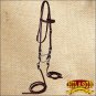 NEW HILASON SYNTHETIC HORSE BROWBAND BRIDLE HEADSTALL SPLIT REINS BIT CURB CHAIN